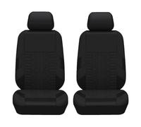 ZCCZQF Fundas Asientos Coche para Citroen C1 C2 C3 C4 Saxo Xsara Berlingo Picasso, Cómodo Transpirable Juegos de Cubreasientos Delanteros Traseros Funda Interior Accesorios,2 Seats-Black