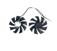 ZCDYGHU 2 Unidades/Juego GA92S2H GFY09215M12SPA 87 mm RTX2060 GPU Cooler para Zotac 2060 Super para Destroyer HA/HB Graphics Cooling Fan(Black 2-Fan GFY)