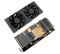 ZCDYGHU Disipador de Calor para GPU RX6750 para POWERCOLOR para disipador Tarjeta Video AMD Radeon RX 6750 XT Fighter OC