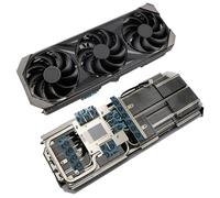 ZCDYGHU Reemplazo del Ventilador disipador de Calor Powercolor Red for Devil para la refrigeración AMD Radeon RX 7800 XT 16 GB RX7800XT