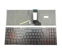 ZCDYGHU Teclado para portátil AN515-52 con retroiluminación en español para Acer Nitro 5 AN515-51 53 AN515-31 AN515-41 42 LG5P-A52BRL A50BRL A53BRL(Latin Red Keys)