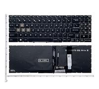 ZCDYGHU Teclado para portátil MSI Vector GP68HX 13V GP68 GE68 GP78 GE78 GE78HX GS77 GT77HX MS-17S1 15H1 15H2 15K1 15HK 1585 1583(White Backlight)