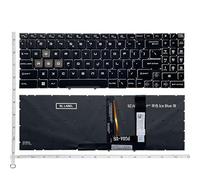 ZCDYGHU Teclado para portátil MSI Vector GP68HX 13V GP68 GE68 GP78 GE78 GE78HX GS77 GT77HX MS-17S1 15H1 15H2 15K1 15HK 1585 1583(Blue Backlight)