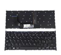 ZCDYGHU Teclado retroiluminado PT-BR (Italiano, tailandés, Estadounidense) para Acer Aspire S13, S5-371, SF514-51G, SF314-52/52G/53G, SF314-55/55G (SB3P-A52BWL)(Italian Light)
