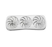 ZCDYGHU Ventilador de refrigeración 4 Pines para GPU RTX4080 RTX4090 ZOTAC para RTX 4080 4090, para Tarjeta gráfica Trinity OC Blanca