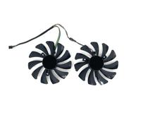 ZCDYGHU Ventilador de refrigeración 85 mm para Tarjetas gráficas Powercolor RX 6700 6650 6600 XT 5700 5600 V2 Fighter(Black C-Fan DIY)