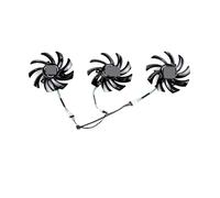 ZCDYGHU Ventilador de refrigeración 85 mm T129215SU RX 6700 XT para XFX para Speeder SWFT 309 para Radeon(Black 3-Fan)
