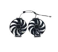 ZCDYGHU Ventilador de refrigeración 90 mm y 6 Pines CF9010U12D T129215SU para ASUS Dual RTX 3060 TI 8G Mini V2 LHR, Ventilador para Tarjeta gráfica(Black 2-Fan T12)