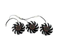 ZCDYGHU Ventilador de refrigeración FDC10H12D9-C FD7010H12S 75 mm, 4 Pines, para GPU RX 5600 XT Sapphire 6G D6 Platinum Edition Pro OC(3-Fan)