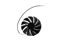 ZCDYGHU Ventilador de refrigeración para GPU GA92S2U 4 Pines para ZOTAC RTX 3070 Ti, 3080 y 3090, para Tarjeta gráfica Trinity OC, GFY09215M12SPA(Black 1-Fan)