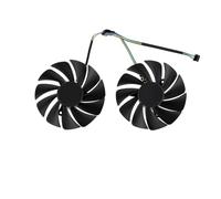 ZCDYGHU Ventilador de refrigeración para GPU GA92S2U 4 Pines para ZOTAC RTX 3070 Ti, 3080 y 3090, para Tarjeta gráfica Trinity OC, GFY09215M12SPA(Black 2-Fan)
