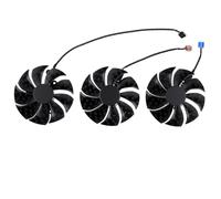 ZCDYGHU Ventilador de refrigeración PLD09220S12H 87 mm para EVGA GeForce RTX 3070, 3080, TI 3090 FTW3 Ultra, para Tarjetas gráficas Gaming(Black 3-Fan)