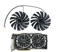 ZCDYGHU Ventilador de refrigeración PLD10010S12HH 95 mm para MSI Radeon R9 380 Armor 2X GTX 1060/1070/1080 TI RX 470/570 RX580 (Juego 2 Unidades)