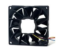 ZCDYGHU Ventilador de refrigeración Volumen 67cfm, 4 Cables, 12 V, 0,60 A, 80 x 25 mm, para Delta FFB0812SH