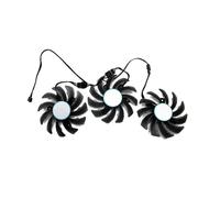 ZCDYGHU Ventilador de Repuesto T128010SU 75 mm para Tarjeta gráfica Gigabyte Radeon RX 6600, 6700 XT, RTX 3070 Ti, Eagle(3-Fan)