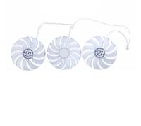 ZCDYGHU Ventilador de Tarjeta gráfica CF1010H12S 98 mm, 12 V CC, 0,35 A, para ASRock, Radeon RX 7900 XT, Phantom Gaming, Color Blanco, 20 GB, OC(3Pcs Set Fan)