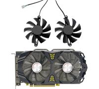 ZCDYGHU Ventilador de Tarjeta gráfica GPU 85 mm y 6600 M para AMD AFOX Radeon RX 580 2048SP, reemplazo para GTX1070ti VGA