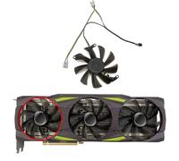 ZCDYGHU Ventilador Enfriador de gráficos T129215SU para ASL para Manli RTX3080 3090 90HX Gallardo RTX3090 RTX3070 Ti 3080(A-Fan)