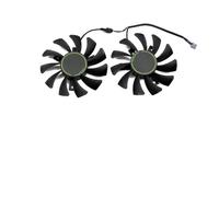ZCDYGHU Ventilador VGA HA8010H12CF-Z GTX1650 de 75 mm para MSI GeForce GTX 1650 Super, refrigeración Tarjeta gráfica Ventus XS, 2 Pines, 12 V, 0,5 A