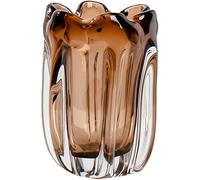 ZCEDZYSW Jarrón de cristal moderno simple para sala de estar, arreglo floral, adornos decorativos (13 x 19 cm)