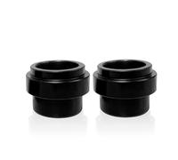 ZCera Barras de Techo 1 Par Adaptadores Buje Horquilla Delantera Bicicleta (5/9/12/15 X 100 Mm, 15/20 X 110 Mm) para Portabicicletas Techo Coche Baca Portaequipajes(20x110mm Adapters)