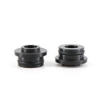 ZCera Barras de Techo 1 Par Adaptadores Buje Horquilla Delantera Bicicleta (5/9/12/15 X 100 Mm, 15/20 X 110 Mm) para Portabicicletas Techo Coche Baca Portaequipajes(12x100mm Adapters)