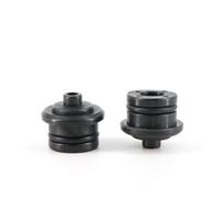 ZCera Barras de Techo 1 Par Adaptadores Buje Horquilla Delantera Bicicleta (5/9/12/15 X 100 Mm, 15/20 X 110 Mm) para Portabicicletas Techo Coche Baca Portaequipajes(5x100mm Adapters)