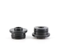 ZCera Barras de Techo 1 Par Adaptadores Buje Horquilla Delantera Bicicleta (5/9/12/15 X 100 Mm, 15/20 X 110 Mm) para Portabicicletas Techo Coche Baca Portaequipajes(9x100mm Adapters)