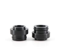 ZCera Barras de Techo 1 Par Adaptadores Buje Horquilla Delantera Bicicleta (5/9/12/15 X 100 Mm, 15/20 X 110 Mm) para Portabicicletas Techo Coche Baca Portaequipajes(15x110mm Adapters)