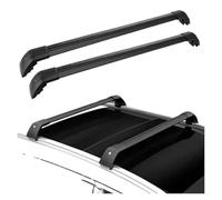 ZCera Barras de Techo Barras Transversales para Baca De Techo para Q4 para E-Tron 2021-2024, con Cerradura, Aleación De Aluminio, 2 Piezas Baca Portaequipajes(Negro)