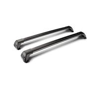 ZCera Barras de Techo para Serie 5 F10 Sedán 4 Puertas 2010-2017 (Punto Fijo) Bloqueo De Cinturón Corss Rack 2 Piezas Baca Portaequipajes(B-Black)