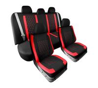 ZCera Coche Juego Fundas Asiento para 5 Series F10 F11 G30 G31 E39 E60 E61 F07 F18 G38 G60 5 Asientos Cubierta Asiento Coche Tela En Forma Diamante