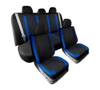 ZCera Coche Juego Fundas Asiento para Serie 7 E38 E65 F01 F02 F03 F04 G11 G12 I7 G70 5 Asientos Cubierta Asiento Coche Tela En Forma Diamante