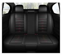 ZCera Funda Asiento Coche Funda De Asiento De Coche para Master 3 Conjunto Completo Universal De Lino Cojín Interior(Rear Seat-Red)
