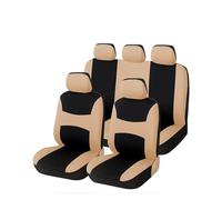 ZCera Funda Asiento Coche Funda para Asiento De Coche para Focus Compatible con Airbag Accesorios Interiores Universales(Beige)