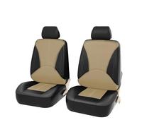 ZCera Funda Asiento Coche Fundas De Asiento De Coche para Mitsubishi para ASX 308 para Eclipse para Cross para Grandis para Montero para Lancer para Pajero para Outlander(ZT04-2Seats-Beige)