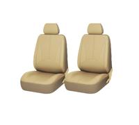 ZCera Funda Asiento Coche Fundas De Asiento De Coche para Mitsubishi para ASX 308 para Eclipse para Cross para Grandis para Montero para Lancer para Pajero para Outlander(ZT01-2Seats-Beige)