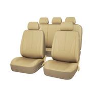 ZCera Funda Asiento Coche Fundas De Asiento De Coche para Mitsubishi para ASX 308 para Eclipse para Cross para Grandis para Montero para Lancer para Pajero para Outlander(ZT01-5Seats-Beige)
