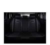 ZCera Funda Asiento Coche Fundas Universales para Asientos De Coche para Mitsubishi para Outlander XL 2 3 para ASX para Lancer 10 para Pajero 4 para Lancerex(1 Black White Rear)