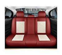 ZCera Funda Asiento Coche para Fiesta MK7 para Fusion para Focus 3 MK3 para Explorer 5 para Ranger para Taurus para Edge para Mondeo NK4 para Kuga Fundas Asiento Coche(Beige Red Rear)