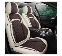 ZCera Funda Asiento Coche para Focus 2 MK1 MK3 para Mondeo MK4 para Fiesta MK7 para Fusion para Kuga para Ranger para Explorer 5 para Figo para Taurus Funda Asiento Coche(Beige Coffee Front)