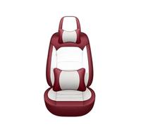 ZCera Funda Asiento Coche para Ford para Edge para Mondeo para Taurus para Escape para S-MAX Funda De Asiento De Coche Universal Protector De Asiento(B-White Red 5 Seat)