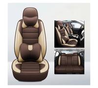 ZCera Funda Asiento Coche para Ford para Mondeo para Taurus para Edge para Escape para S-MAX para Escort Fundas para Asientos De Coche Protectores De Asiento Universales(B-Beige Coffee 5seat)