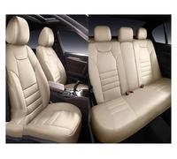 ZCera Funda Asiento Coche para Hyundai para Ix35 para I30 para IX25 para Tucson para Santa Fe para Veloster para Coupé Funda Asiento Coche Accesorios Interiores Coche(5Piece-Beige)