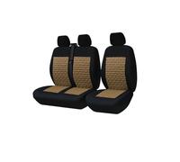 ZCera Funda Asiento Coche para Mk6 para Transit para Fundas Universales para Asientos Coche Aptas para Mayoría Accesorios Interiores Camiones Furgonetas(Beige)