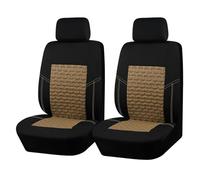 ZCera Funda Asiento Coche para Mk6 para Transit para Fundas Universales para Asientos Coche Aptas para Mayoría Accesorios Interiores Camiones Furgonetas(Beige-2F)
