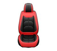 ZCera Funda Asiento Coche para Seat Todos Los Modelos De Coche para León para Arona para Ateca para Tarraco para Ibiza para Alhambra Funda De Asiento De Coche Universal(Black Red)