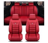 ZCera Funda Asiento Coche para Seat Todos Los Modelos De Coche para León para Arona para Ateca para Tarraco para Ibiza para Alhambra Funda De Asiento De Coche Universal(B-Red 5 Seat)