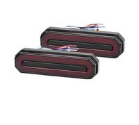 ZCera Luz Trasera Moto Luz Trasera De Freno LED 3 En 1 Para Motocicleta, Señal Giro DRL, Luces Señal Secuencial, Para RV, Para Cafe Para Racer luz trasera de motocicleta(2pcs 45leds 125mm)