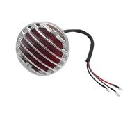 ZCera Luz Trasera Moto Luz Trasera Lateral Universal Para Motocicleta De 12 V Con Soporte Para Matrícula luz trasera de motocicleta(Tail light Sliver)